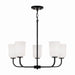 Capital Lighting - Five Light Chandelier - Lawson - Matte Black- Union Lighting Luminaires Decor