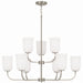 Capital Lighting - Nine Light Chandelier - Lawson - Brushed Nickel- Union Lighting Luminaires Decor