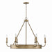Capital Lighting - Six Light Chandelier - Nole - Mystic Luster- Union Lighting Luminaires Decor