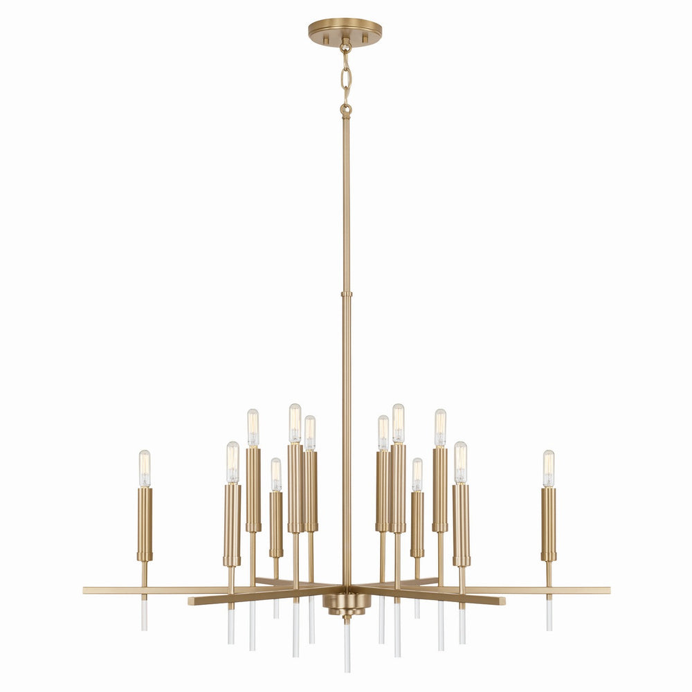 Capital Lighting - 12 Light Chandelier - Elora - Matte Brass- Union Lighting Luminaires Decor