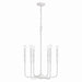 Capital Lighting - Six Light Chandelier - Paloma - Textured White- Union Lighting Luminaires Decor
