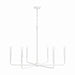 Capital Lighting - Six Light Chandelier - Paloma - Textured White- Union Lighting Luminaires Decor