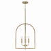 Capital Lighting - Four Light Foyer - Lawson - Aged Brass- Union Lighting Luminaires Decor
