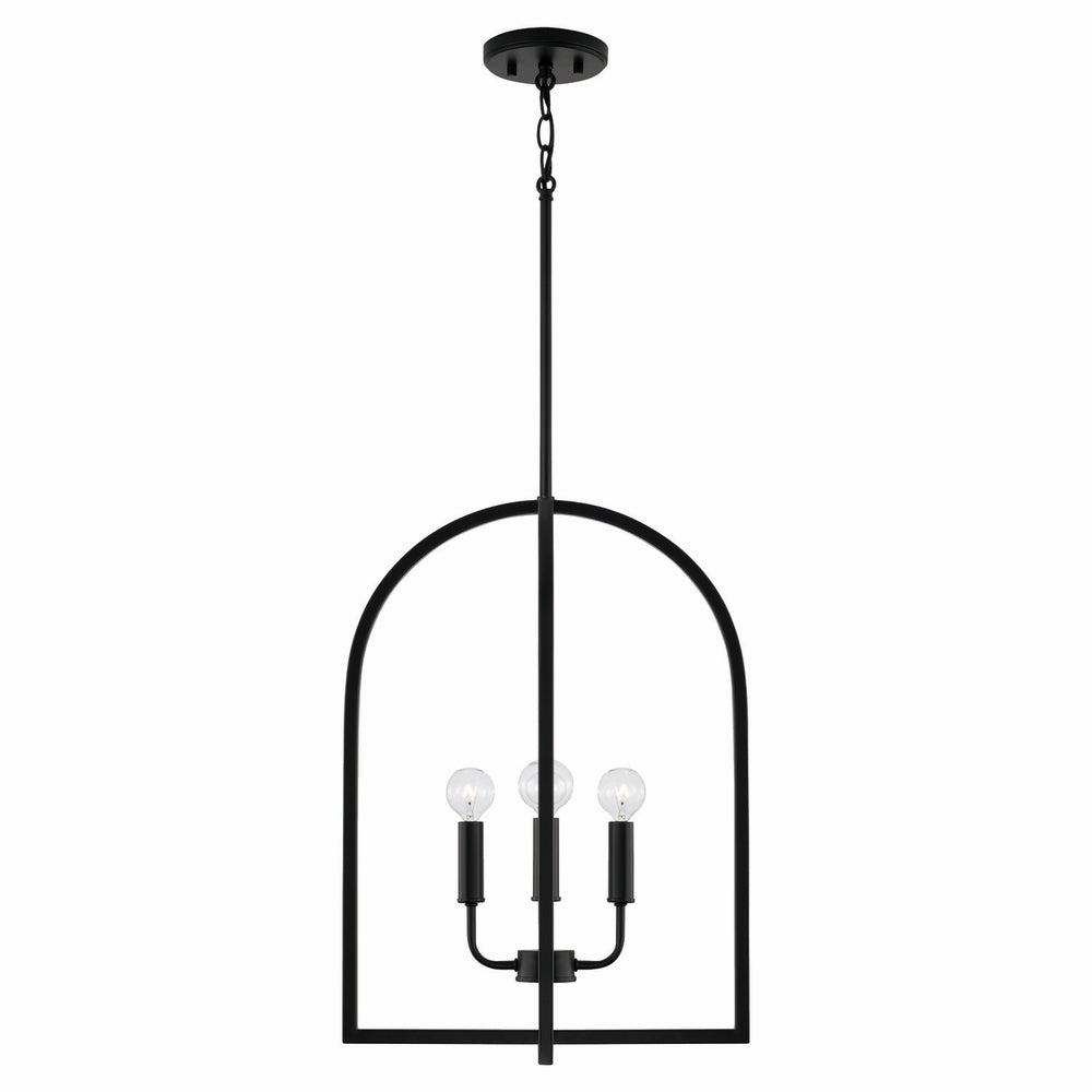 Capital Lighting - Four Light Foyer - Lawson - Matte Black- Union Lighting Luminaires Decor
