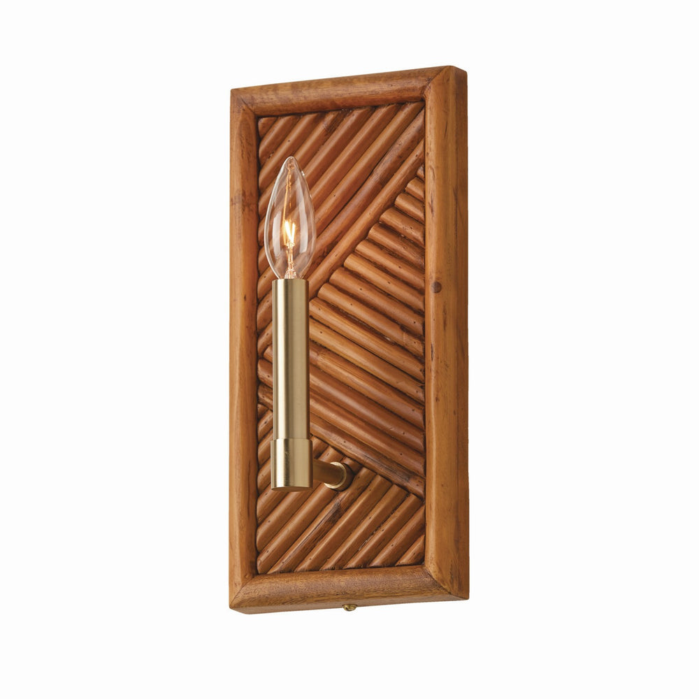 Capital Lighting - One Light Wall Sconce - Soleil - Matte Brass- Union Lighting Luminaires Decor