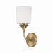 Capital Lighting - One Light Wall Sconce - Presley - Aged Brass- Union Lighting Luminaires Decor
