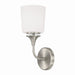 Capital Lighting - One Light Wall Sconce - Presley - Brushed Nickel- Union Lighting Luminaires Decor