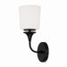 Capital Lighting - One Light Wall Sconce - Presley - Matte Black- Union Lighting Luminaires Decor