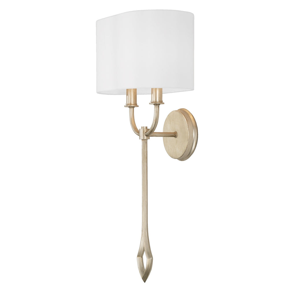 Capital Lighting - Two Light Wall Sconce - Claire - Brushed Champagne- Union Lighting Luminaires Decor