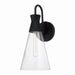 Capital Lighting - One Light Wall Sconce - Paloma - Textured Black- Union Lighting Luminaires Decor