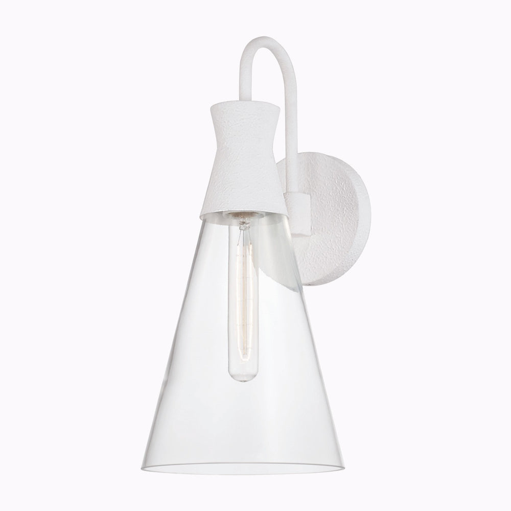 Capital Lighting - One Light Wall Sconce - Paloma - Textured White- Union Lighting Luminaires Decor