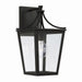 Capital Lighting - One Light Outdoor Wall Lantern - Adair - Black- Union Lighting Luminaires Decor
