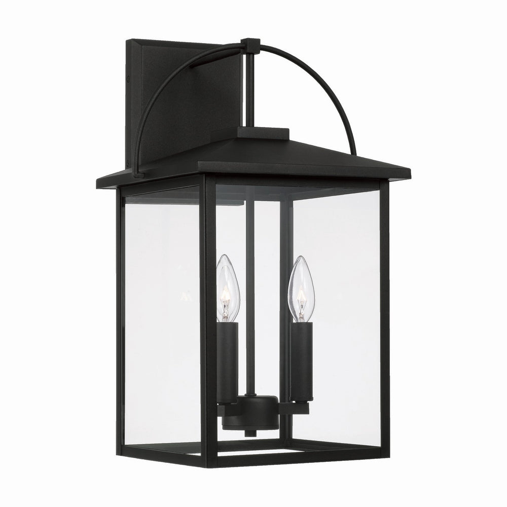 Capital Lighting - Three Light Outdoor Wall Lantern - Bryson - Black- Union Lighting Luminaires Decor
