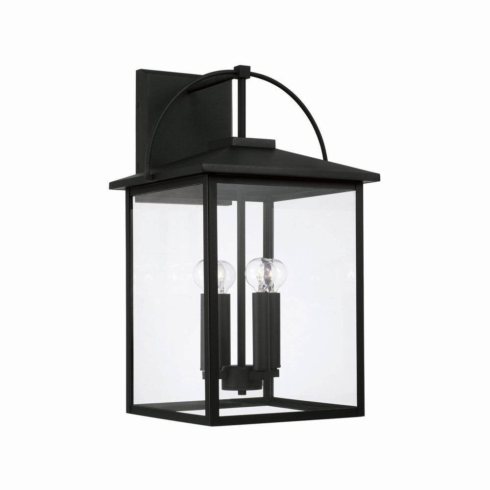Capital Lighting - Four Light Outdoor Wall Lantern - Bryson - Black- Union Lighting Luminaires Decor