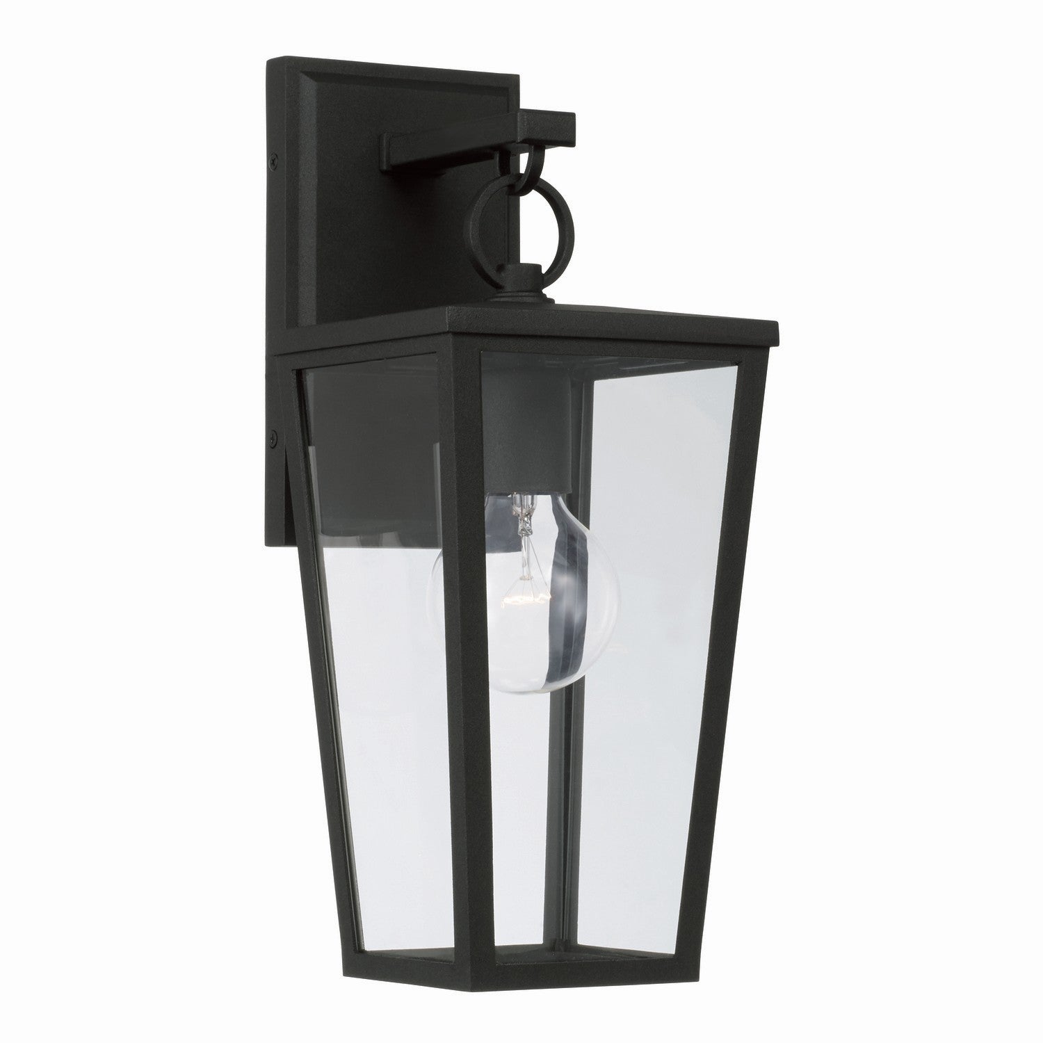 Capital Lighting - One Light Outdoor Wall Lantern - Elliott - Black- Union Lighting Luminaires Decor