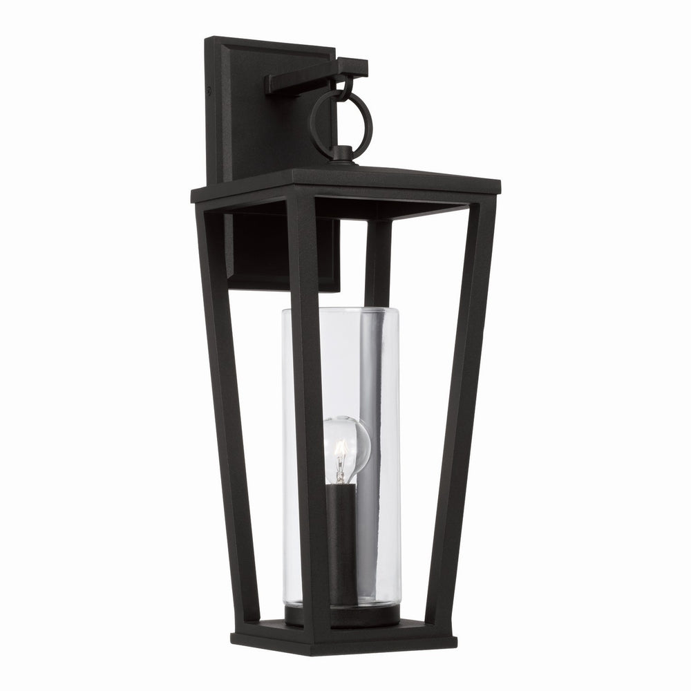 Capital Lighting - One Light Outdoor Wall Lantern - Elliott - Black- Union Lighting Luminaires Decor