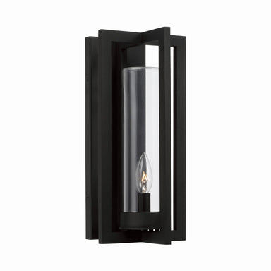 Capital Lighting - One Light Outdoor Wall Lantern - Kent - Black- Union Lighting Luminaires Decor