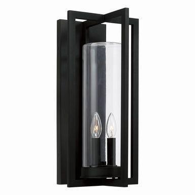 Capital Lighting - Two Light Outdoor Wall Lantern - Kent - Black- Union Lighting Luminaires Decor