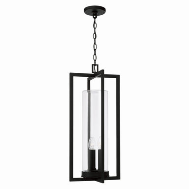 Capital Lighting - Three Light Outdoor Hanging Lantern - Kent - Black- Union Lighting Luminaires Decor