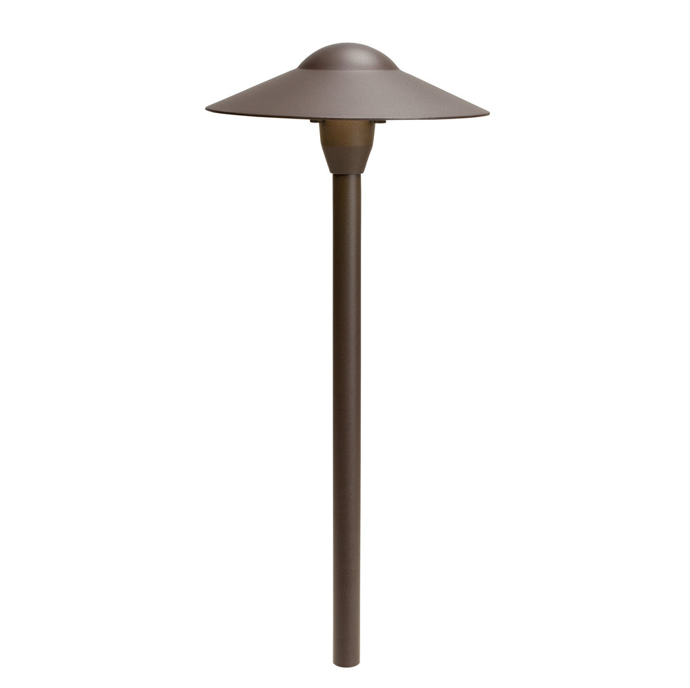 Kichler Canada - One Light Path & Spread - Textured Architectural Bronze- Union Lighting Luminaires Decor