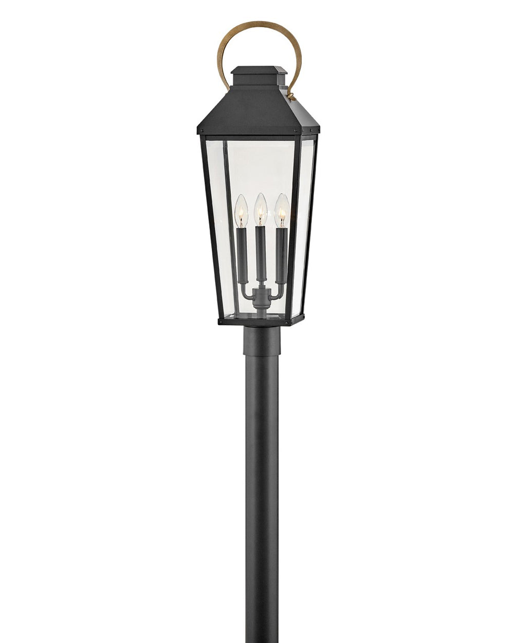 Hinkley Canada - LED Post Top or Pier Mount - Dawson - Black- Union Lighting Luminaires Decor