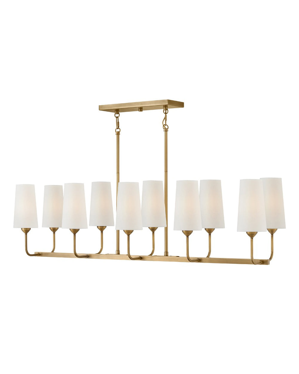 Hinkley Canada - LED Linear Pendant - Lewis - Heritage Brass- Union Lighting Luminaires Decor