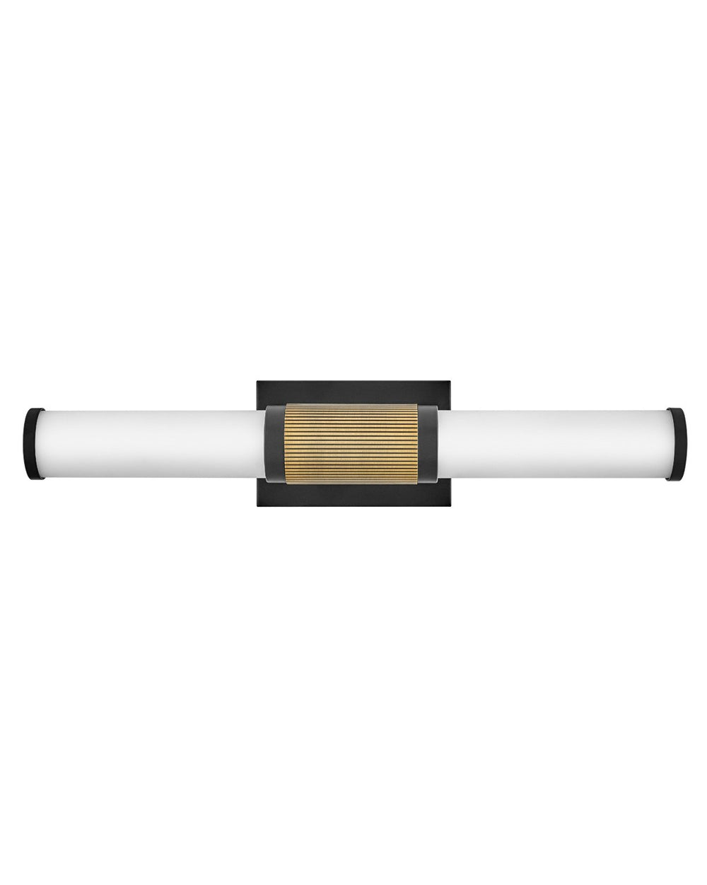 Hinkley Canada - LED Vanity - Zevi - Black with Lacquered Brass Accents- Union Lighting Luminaires Decor