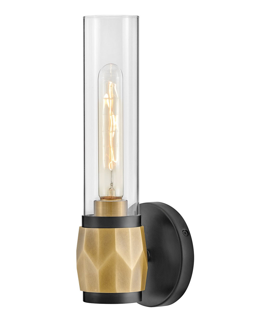 Hinkley Canada - LED Vanity - Ellison - Black with Heritage Brass accents- Union Lighting Luminaires Decor