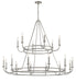 Crystorama - 18 Light Chandelier - Bailey - Polished Nickel- Union Lighting Luminaires Decor