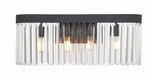 Crystorama - Four Light Bath - Emory - Black Forged- Union Lighting Luminaires Decor