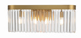 Crystorama - Four Light Bath - Emory - Modern Gold- Union Lighting Luminaires Decor