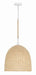 Crystorama - Three Light Pendant - Jasper - Matte White- Union Lighting Luminaires Decor