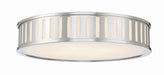 Crystorama - Four Light Flush Mount - Kendal - Polished Nickel- Union Lighting Luminaires Decor