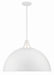 Crystorama - Three Light Pendant - Soto - White- Union Lighting Luminaires Decor