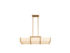 Savoy House - Five Light Linear Chandelier - Orleans - Distressed Gold- Union Lighting Luminaires Decor