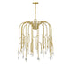 Savoy House - Eight Light Chandelier - Anholt - Noble Brass- Union Lighting Luminaires Decor