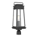 Savoy House - One Light Outdoor Post Lantern - Boone - Matte Black- Union Lighting Luminaires Decor