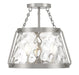 Savoy House - Three Light Semi-Flush Mount - Crawford - Satin Nickel- Union Lighting Luminaires Decor