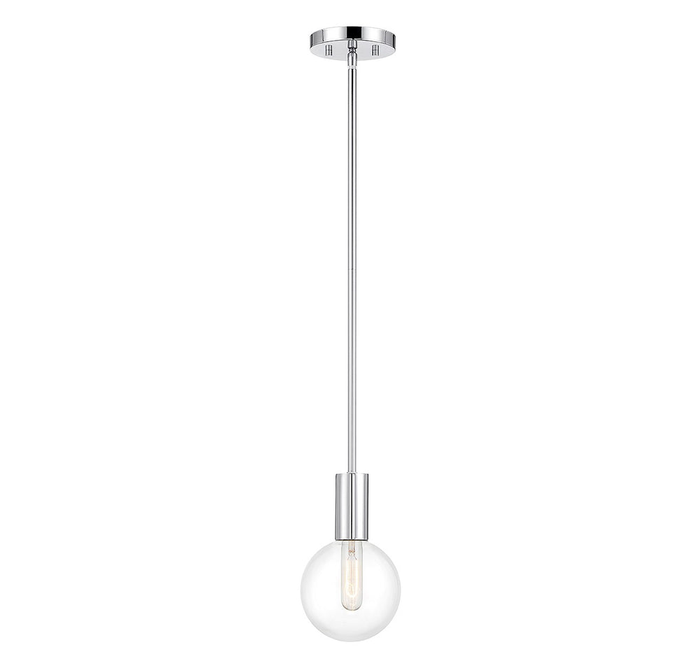 Savoy House - One Light Mini Pendant - Wright - Chrome- Union Lighting Luminaires Decor