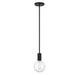 Savoy House - One Light Mini Pendant - Wright - Matte Black- Union Lighting Luminaires Decor