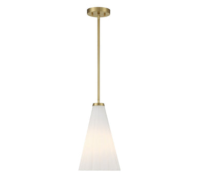 Savoy House - One Light Pendant - Bristol - Warm Brass- Union Lighting Luminaires Decor