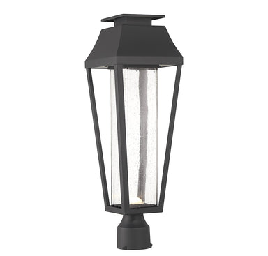 Savoy House - LED Outdoor Post Lantern - Brookline - Matte Black- Union Lighting Luminaires Decor