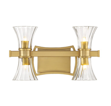 Savoy House - LED Bathroom Vanity - Bennington - Warm Brass- Union Lighting Luminaires Decor