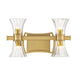Savoy House - LED Bathroom Vanity - Bennington - Warm Brass- Union Lighting Luminaires Decor