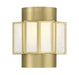 Savoy House - Two Light Wall Sconce - Gideon - Warm Brass- Union Lighting Luminaires Decor