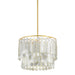 Mitzi Canada - Three Light Pendant - Melisa - Aged Brass- Union Lighting Luminaires Decor