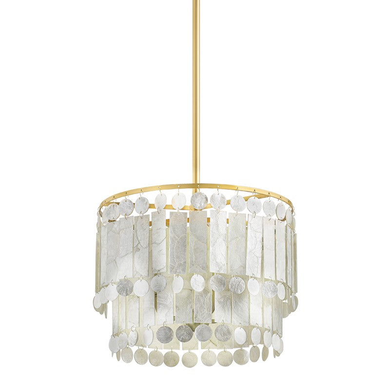 Mitzi Canada - Three Light Pendant - Melisa - Aged Brass- Union Lighting Luminaires Decor