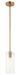 Matteo Canada - One Light Pendant - Lincoln - Aged Gold Brass- Union Lighting Luminaires Decor