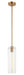 Matteo Canada - One Light Pendant - Lincoln - Aged Gold Brass- Union Lighting Luminaires Decor