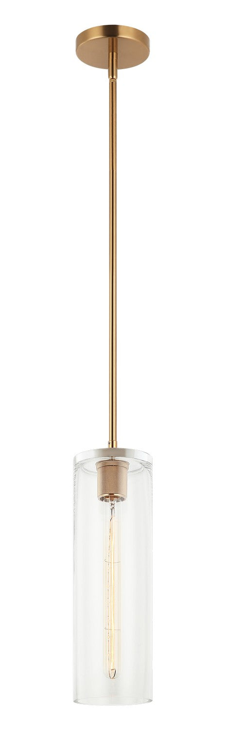 Matteo Canada - One Light Pendant - Lincoln - Aged Gold Brass- Union Lighting Luminaires Decor